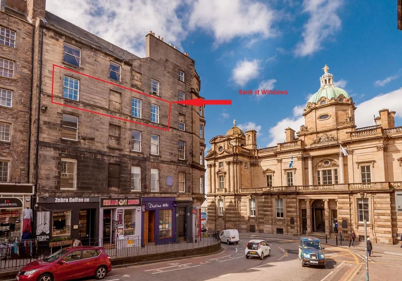 Bank St Royal Mile Lägenhet Edinburg Storbritannien